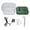 Green, variant on NFTIGB Cat Water Fountain Automatic Quiet USB Powered Transparent Pet Water Dispenser with Elbow Tube 1.5L / 50.72 oz White Lid