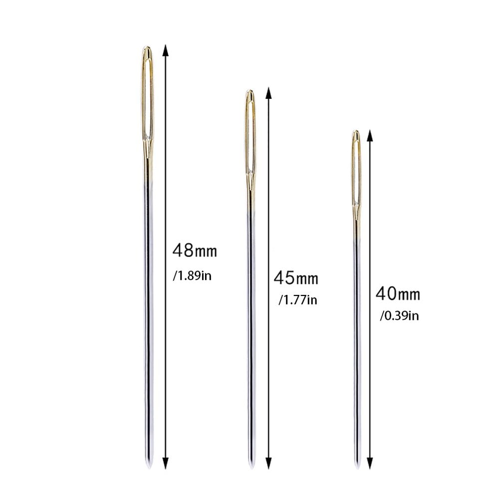 C01-006-00065 Large Eye Needles Leather Sewing Needle Needle Embroidery Tapestry Hand Sewing Accessories
