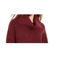 thumbnail image 2 of HIPPIE ROSE Womens Burgundy Ribbed Long Sleeve Cowl Neck Sweater M, 2 of 3