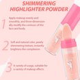 thumbnail image 4 of 3 Color Highlight Patting Powder Stick - Full Body Contouring and Clavicle Pearlescent Highlighter Body Glitter Stick for Face and Eye, Halloween Christmas Sparkling Body Glitter Powder (1 Pack), 4 of 4
