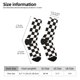 thumbnail image 2 of Balery Black and White Checkerboard Calcetas Largas con Estampado para Hombre y Mujer – Suaves y Transpirables, Talla Única (US 5-11), 2 of 6