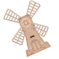 thumbnail image 1 of DIY Wooden Windmill Assemble Toys Construction Educational Models, 1 of 8