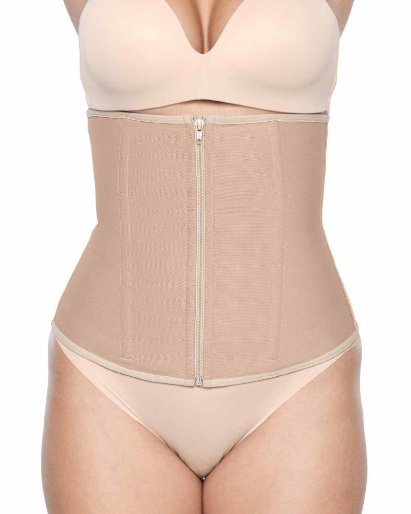 Bellefit Tummy Control Slimming Corset Waist Trainer Belt Abdominal Front Zipper Shapewear Walmart