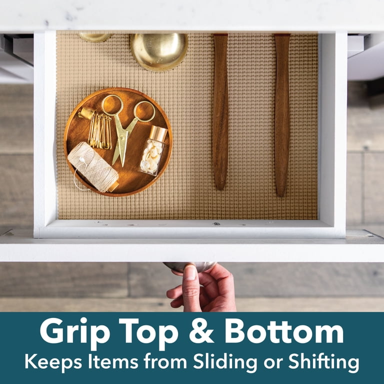 EasyLiner Select Grip Shelf Liner, White, 20 in. x 18 ft. Roll