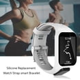 thumbnail image 4 of Tholdsy Reemplazo de correa de reloj de silicona para Smart Wristband correa de para 2 3/Runner 2 3/Spark 3/Adventurer Relojes inteligentes blanco, 4 of 6