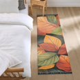 thumbnail image 3 of Yayeee Runner Rug for Bedroom 2'x6' Machine Washable Hallway Non Slip Mat, Colorful Leaves, 3 of 8