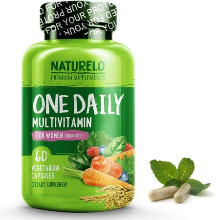 One Daily Multivitamin for Women - IRON FREE - 60 Capsules | 2 Month
