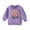 Purple, variant on Otqutp Toddler Baby Pullover Halloween Letter Graphic Sweatshirt Girl Cotton Warm Crewneck Outfit Long Sleeve Shirt Boy Clothes