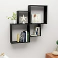 thumbnail image 2 of vidaXL Wall Cube Shelf Home Floating Shelf Wall Rack Engineered Wood, 2 of 5