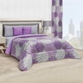 thumbnail image 2 of Edredón Con Sábanas King Size Elefantito  Morado Dos Vistas Chelsea, 2 of 3