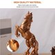 thumbnail image 2 of Estatuilla De Caballo De Bronce Decoración De Caballo Estatua De Resina Caballo Estatua De Caballo Moderno Estilo Europeo Y Mano De Obra Exquisita Para Regalos Para El Hogar Sala De Estar Oficina Minnieouse HA014172-00, 2 of 7