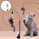thumbnail image 1 of Juguete Interactivo de Plumas para Mascotas Colco Juguetes de Gato de Varilla Larga de Mano Ratón gris, 1 of 8