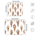 thumbnail image 4 of Yayeee Dish Drying Mat for Kitchen Counter 18"x24" Microfiber Absorbent Pad, Brown Ice Cream Pattern, 4 of 7