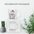 thumbnail image 4 of Koyal Wholesale Santa Claus Ceramic Coffee Mug, Santa's Favorite Nurse, 4 of 5