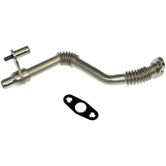 Dorman 667-606 Return (Left) Turbocharger Oil Line for Specific BMW Models, Natural
