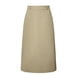 thumbnail image 2 of Falda de tubo para mujer Faldas midi de trabajo con espalda dividida de cintura alta Caqui XL, 2 of 2