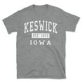 thumbnail image 1 of Keswick Iowa Classic Established Men's Cotton T-Shirt, 1 of 1