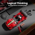 thumbnail image 6 of F81Z Classic Sports Car Building Kits, MOC Racing Car Toys Model, Vehicle Blocks Set Suitable for Boys to Build, House Decoration   Adults  (449 Pcs), 6 of 7