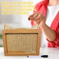 thumbnail image 3 of Meitianfacai Wooden Money Box With Money And Numbers With Counter Crafts Portable Storage Case Money Saving Box For Adults Child, 3 of 6
