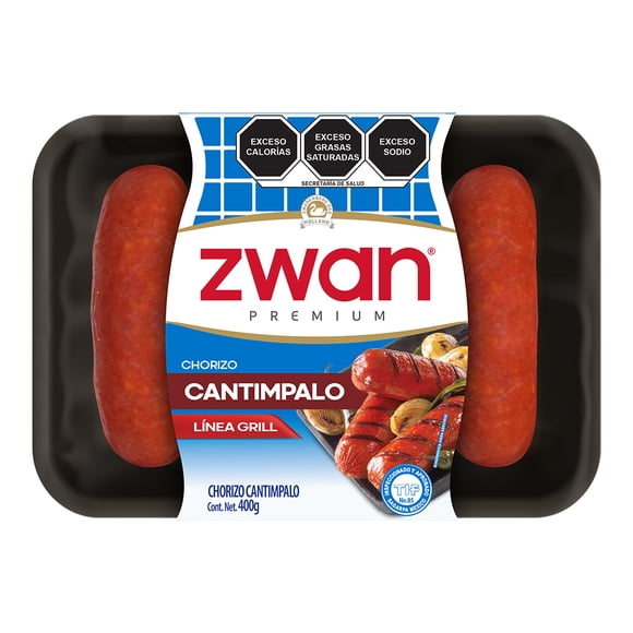 Chorizo de cerdo Zwan cantimpalo premium línea grill 400 g