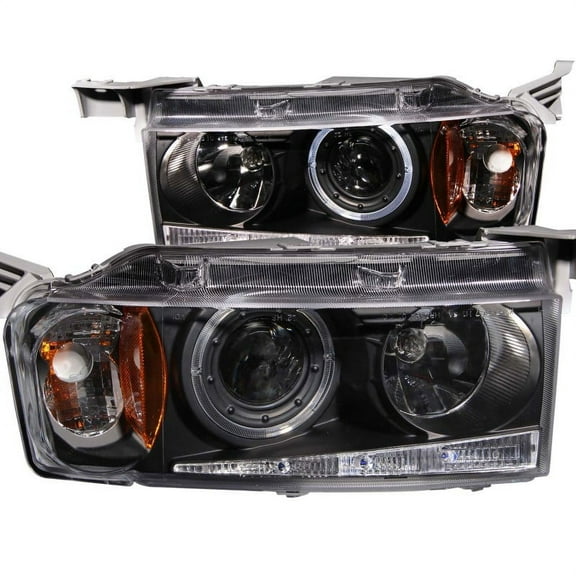 ANZO USA 121347 Projector Headlight Set w/Halo Fits select: 2004-2006 TOYOTA SCION