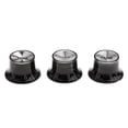 thumbnail image 1 of 3 Piezas Efectos de Guitarra Pomo de Control de Tono de Volumen de Pedal Eje 6mm Yuyangstore Perilla del potenciómetro, 1 of 8