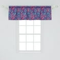 thumbnail image 2 of Ambesonne Grunge Window Valance, Oval Watercolor Spots, 54" X 18", Violet Blue Multicolor, 2 of 3