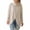 Beige, variant on Blouses for Women Dressy Long Sleeve Knit Solid High Neck Sweater Shirts with Irregular Hem