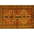 thumbnail image 1 of Ahgly Company Indoor Rectangle Persian Yellow Traditional Area Rugs, 7' x 9', 1 of 4