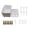 White 1, variant on bestolf Hydroponic Grow Box 6-Hole Planting System Home Herb Planter Vegetable Cultivation Kit for Indoor Gardening (Green1 )
