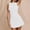 White, variant on Women's Casual Dress Women's Open Back Tunic Dress Crew Neck Sleeveless Stretchy Slim Fit Party Club Tennis Tank Dresses White L