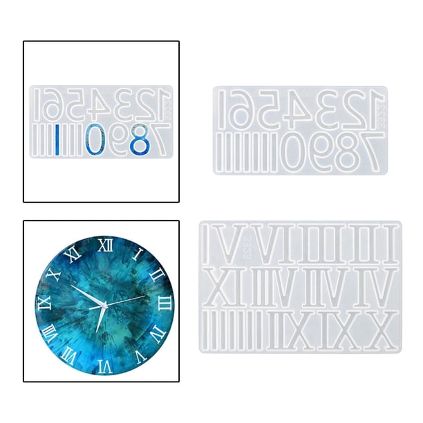 Moldes Para Fundición De Joyería Con Números Y S, Moldes De Resina De