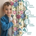thumbnail image 3 of Blackout Kids Curtains,Pioneer Flower Floral Print Pattern Childrens Insulated Curtains Set Of 2,Bedroom Essentials,Toddler Room Decor 42"x84", 3 of 5
