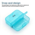 thumbnail image 6 of Weekly 7 Day Pill Organizer 2 Times A Day Portable Travel Medicine Organizer Moisture-Proof Pill Cases AM PM Pill Box Design for Vitamins Fish Oil Compartments Supplements (2 Pack), 6 of 7