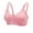 Pink, variant on VerPetridure Bras for Women Front Closure Women's Bra Soild Wirefree Underwear One-Piece Bra Everyday Front Buckle Underwear
