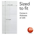 thumbnail image 5 of Resilia - Clear Vinyl, Plastic Floor Runner/Protector for Hard Floors - Decorative, Dual Pad Pattern, (27 Inches Wide x 12 Feet Long), 5 of 9