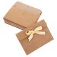 thumbnail image 1 of Raindrops 50Pcs Retro Kraft Paper Envelopes Beige with Ribbon for Holiday Cards Packaging, 1 of 6