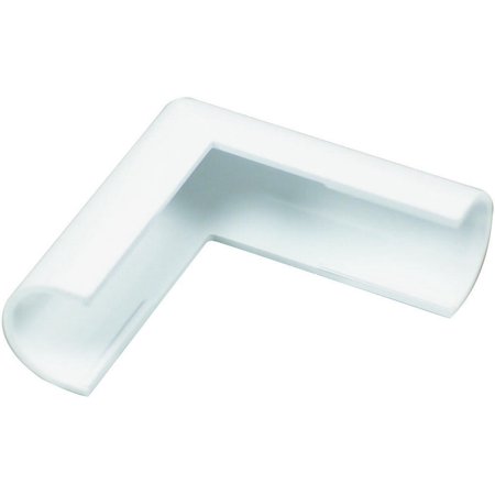 Wiremold Cordmate Flat Elbows - CordMate Legrand C Non-Metallic Wireway Outside Elbow, 90 deg, PVC, White