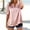 Pinks, variant on Tsesme Satin Short Sleeve T-Shirt for Women V-Neck Pullover Button Tops Summer Comfy Cool Tees