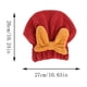 thumbnail image 5 of Fiudx Turbante para El Cabello, Energizado Capilar de Microfibra Suave, Gorro de Terciopelo Que Reduce El Daño Por Calor, Toalla para Controlar El Frizz, Uso En Spa, Peinado para Mujeres, Diseño Lava, 5 of 5