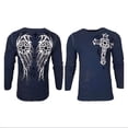 thumbnail image 2 of XTREME COUTURE by AFFLICTION Men's T-shirt DARKER SIDE Thermal Biker MMA S-2X, 2 of 9