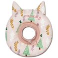 thumbnail image 1 of Pet Life CA1PKSM Touchcat Ringlet Licking & Scratching Adjustable Pillow Cat Neck Protector, Pink - Small, 1 of 1
