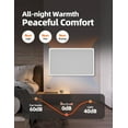 thumbnail image 5 of ZJQYDS Mica Panel Space Heater, 1500W Quiet Electric Room Heater for Indoor Use, Fast 10-Second Heating, Adjustable Thermostat, Freestanding or Wall Mount, Overheat & Tip Protection, White, 5 of 7
