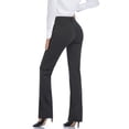 thumbnail image 2 of Tapata Pantalones de vestir rectos elásticos para mujer, 28.0 in, 30.0 in, 32.0 in, 34.0 in, con bolsillos, alto, pequeño, regular, para oficina, trabajo, negocios, 28.0 in, color carbón S, 2 of 5