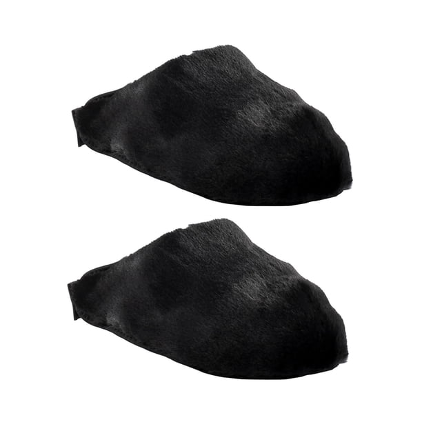 Cubrebotas Cubrezapatos para nieve Accesorios Guantes portátiles Suministros para regalos Negro