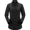 thumbnail image 3 of 144613 Arc'teryx Women's Rho AR Zip Neck Shirt Black Size Small, 3 of 3