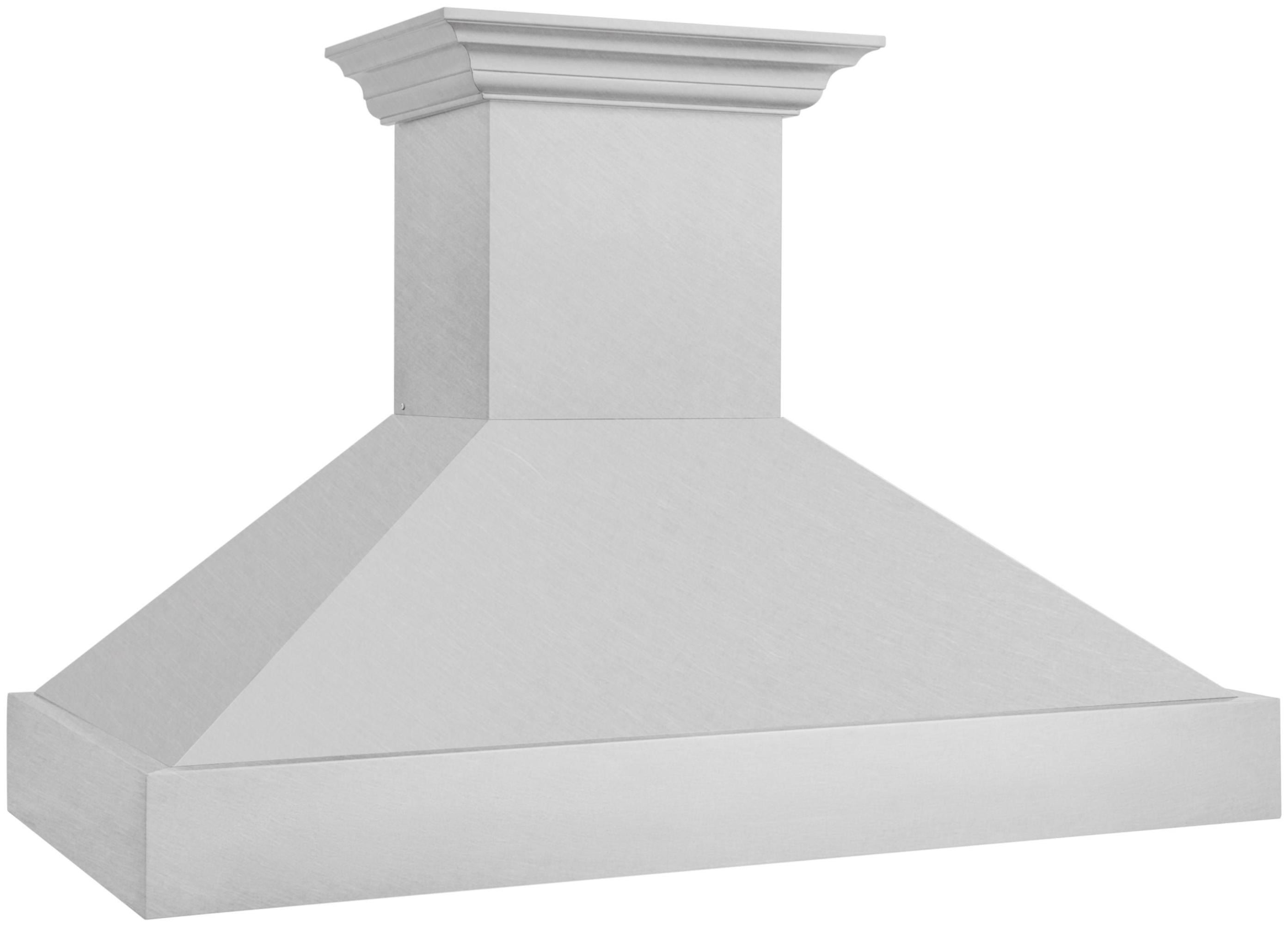 ZLine 8654RM48 Snow Finish Range Hood With Red Matte Shell