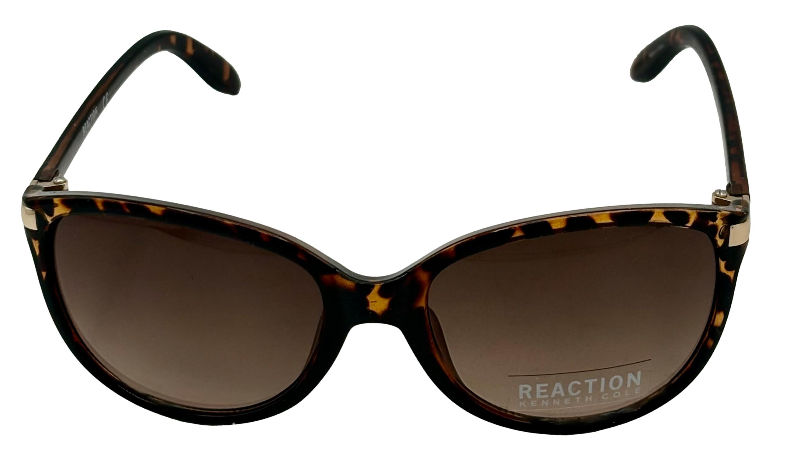 Kenneth Cole Reaction Sunglass Womens Oval Tortoise Plastic KC1410. 52F