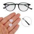 thumbnail image 2 of Unique Bargains 5 Pair Eyeglass Temple Tips Heart Pattern Anti-slip Ear Hooks 0.47"x0.49"x0.22" White, 2 of 5