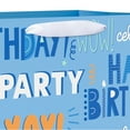 thumbnail image 3 of American Greetings 20" Jumbo Blue Birthday Gift Bag for Boy, Happy Birthday, Party, Yay (1-Count), 3 of 4